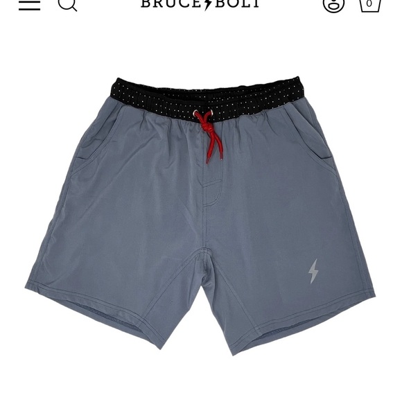 Bruce Bolt Other - Bruce Bolt Men’s blue Shorts with Black Waistband. NWT
